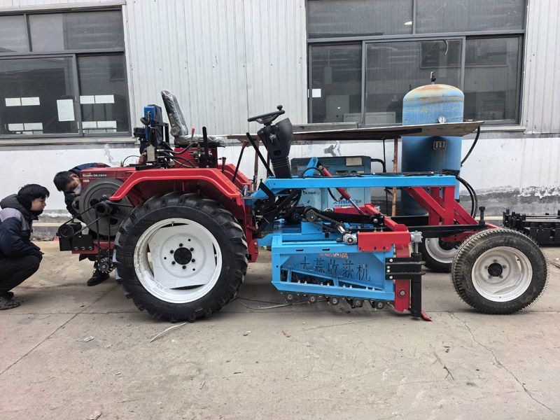 單缸中置大蒜收獲機(jī)